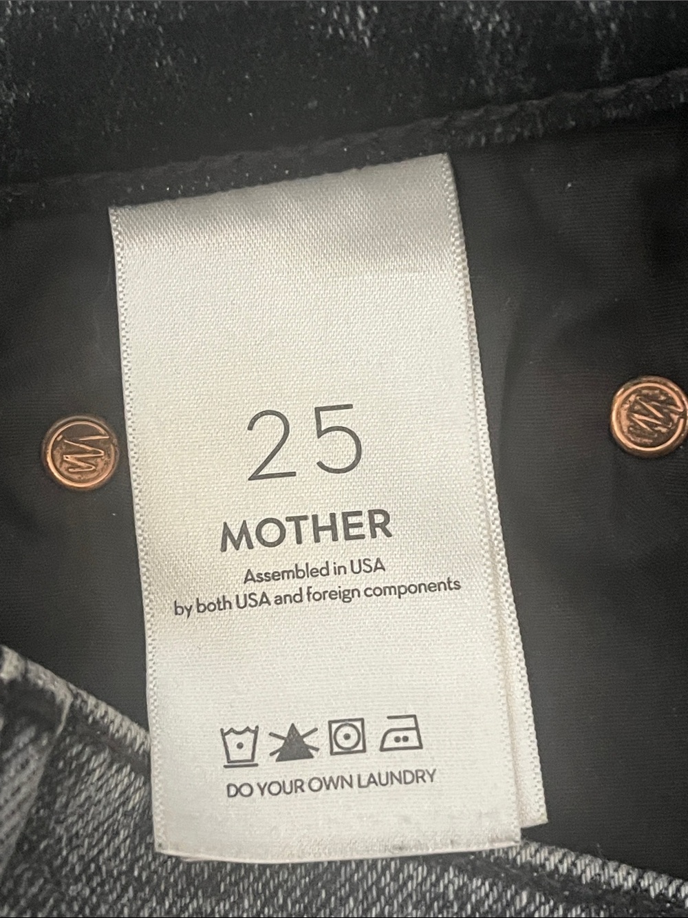 Mother The Insider Step Fray Train Stops- High Rise Jeans. - Picture 6 of 8